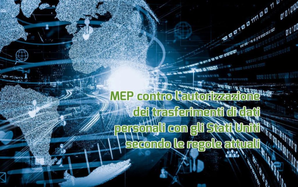 Il Parlamento europeo si oppone alla decisione di adeguatezza proposta dalla Commissione europea riguardante il DPF UE-USA