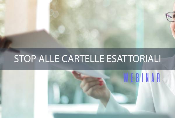 Stop cartelle Esattoriali: il webinar che introduce il modo per debellare il problema.